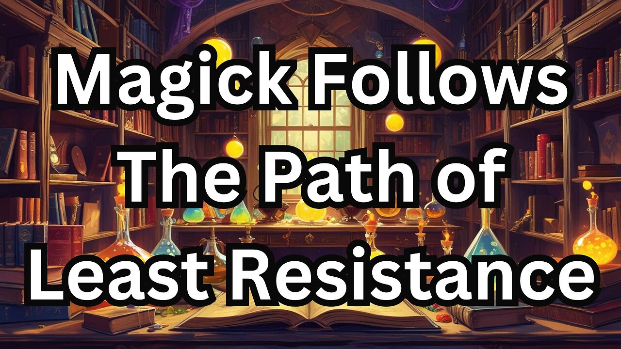Magick Follow the path of least resistance