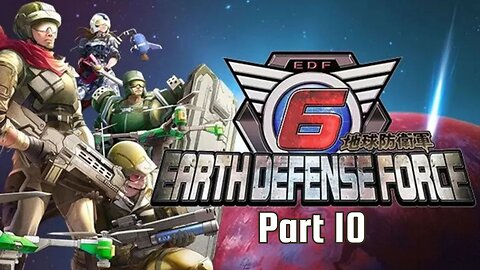 Earth Defense Force 6 - Artiliary Squids with @crystallineflowers and @camn_soga