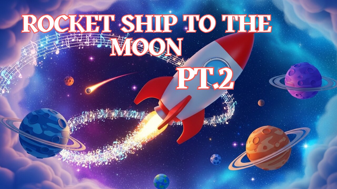 Rocket Ship to the Moon Pt.2 – Space Adventure Kids Song
