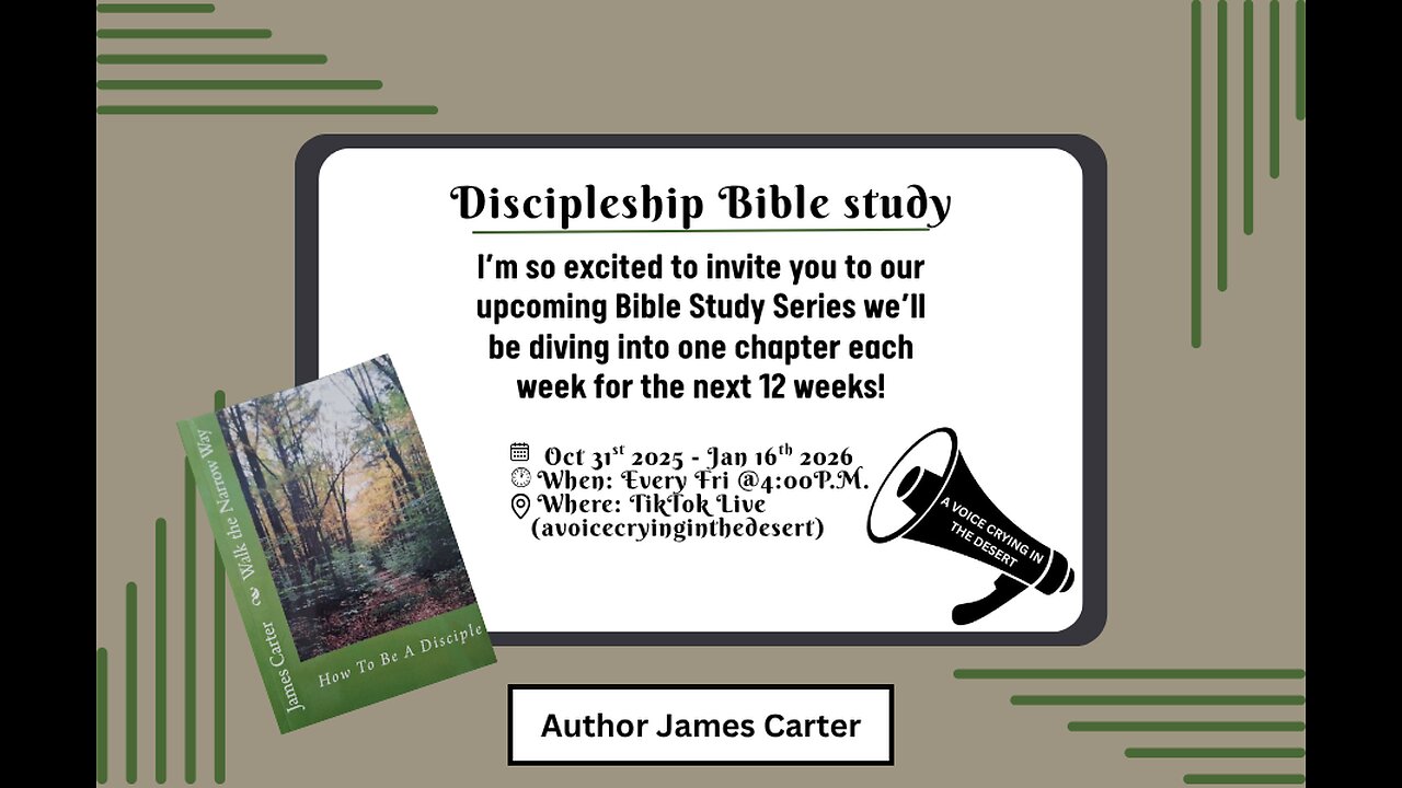 Walk the narrow way: How to be a disciple Intro