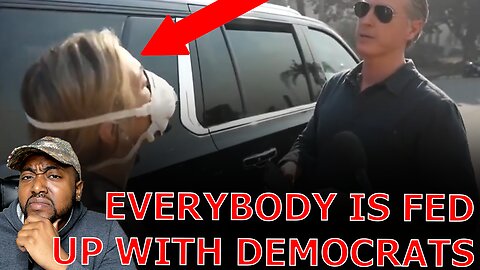 Woman LOSING EVERYTHING CONFRONTS Gavin Newsom As Democrats ACCIDENTLY DECLARE LA EVACUATION!