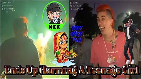 Sam Pepper Attacks People With Fireworks In India!