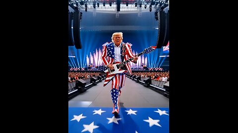 Donald Trump rocks with AC/DC!