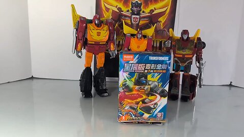 Blokees Defender Series 3 G1 Hot Rod figure - Rodimusbill Build and review