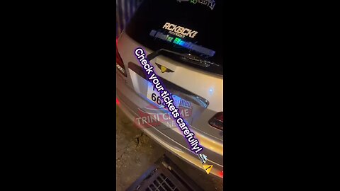 Check your tickets carefully! 🚔⚠️