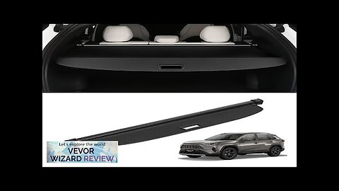 VEVOR Retractable Cargo Cover for Toyota RAV4 2019-2024 Upgrade Rear Trunk Cover Review