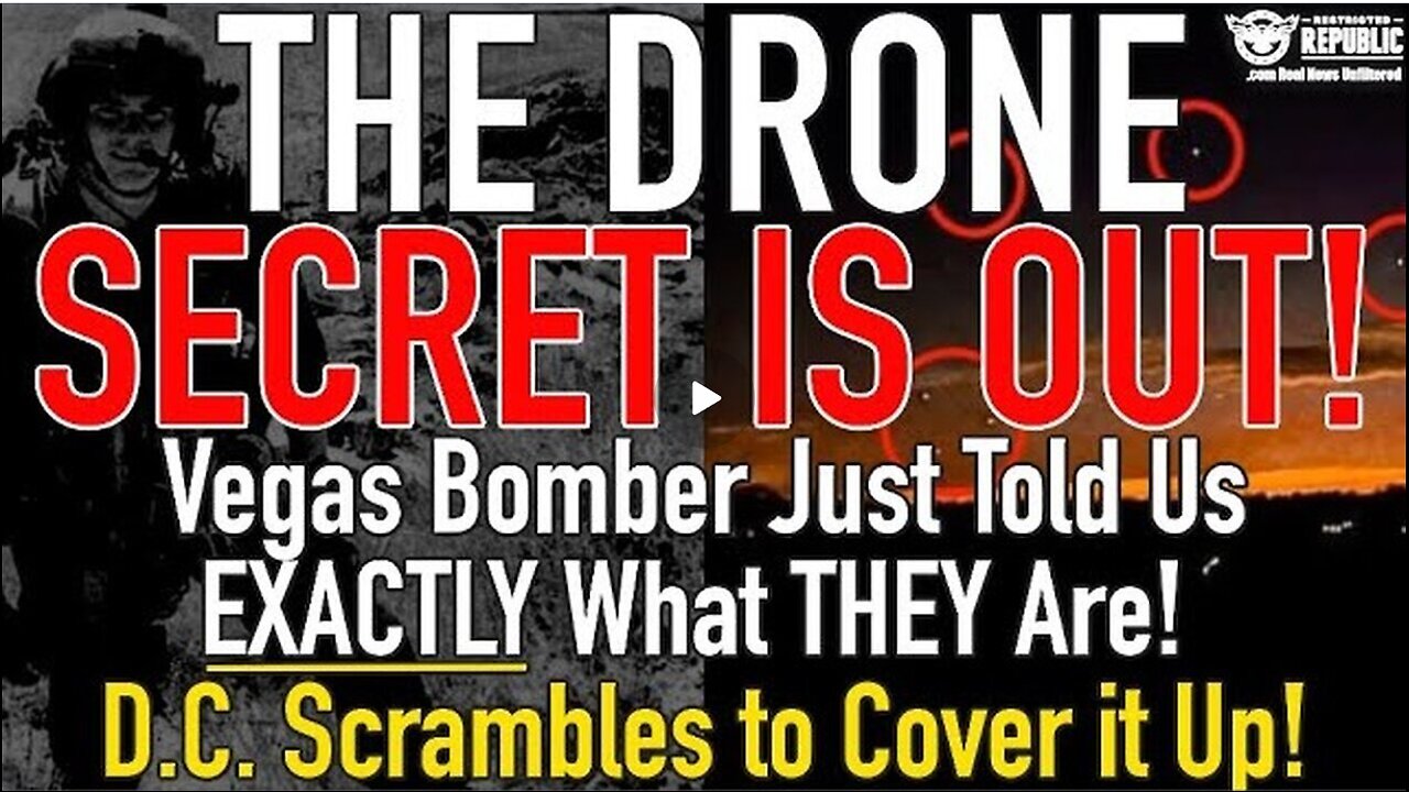 Drone Secret Exposed! Vegas Bomber Reveals the Truth – DC Rushes to Cover It Up!