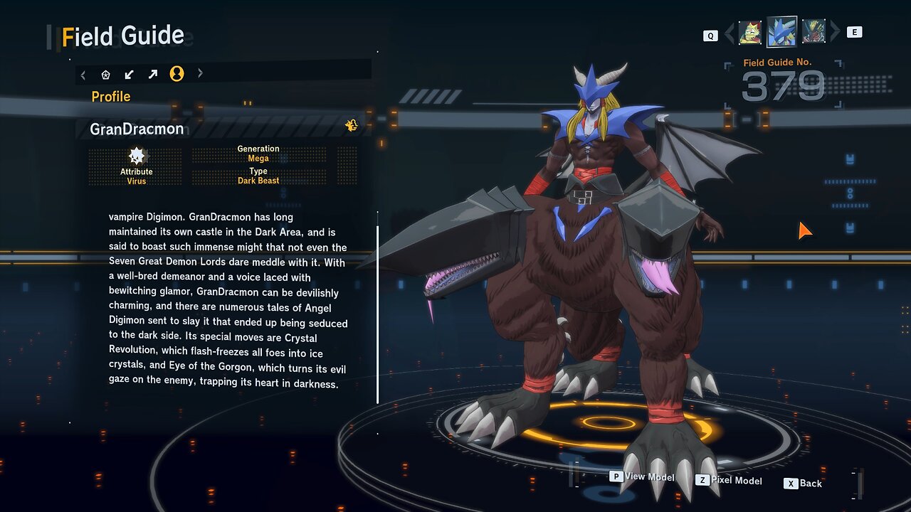 grandracmon all digivolution/de-digivolution/profile Digimon Story Time Stranger