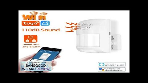 Tuya WiFi Infrared PIR Motion Sensor Security Protection Presence Sensor Detector Burglar Review