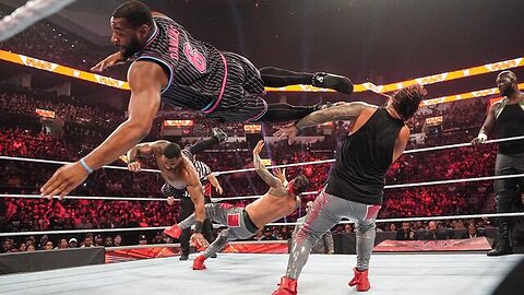 The Street Profits & R-Truth vs. The Usos & Omos: Raw, July 11, 2022 @wwefree