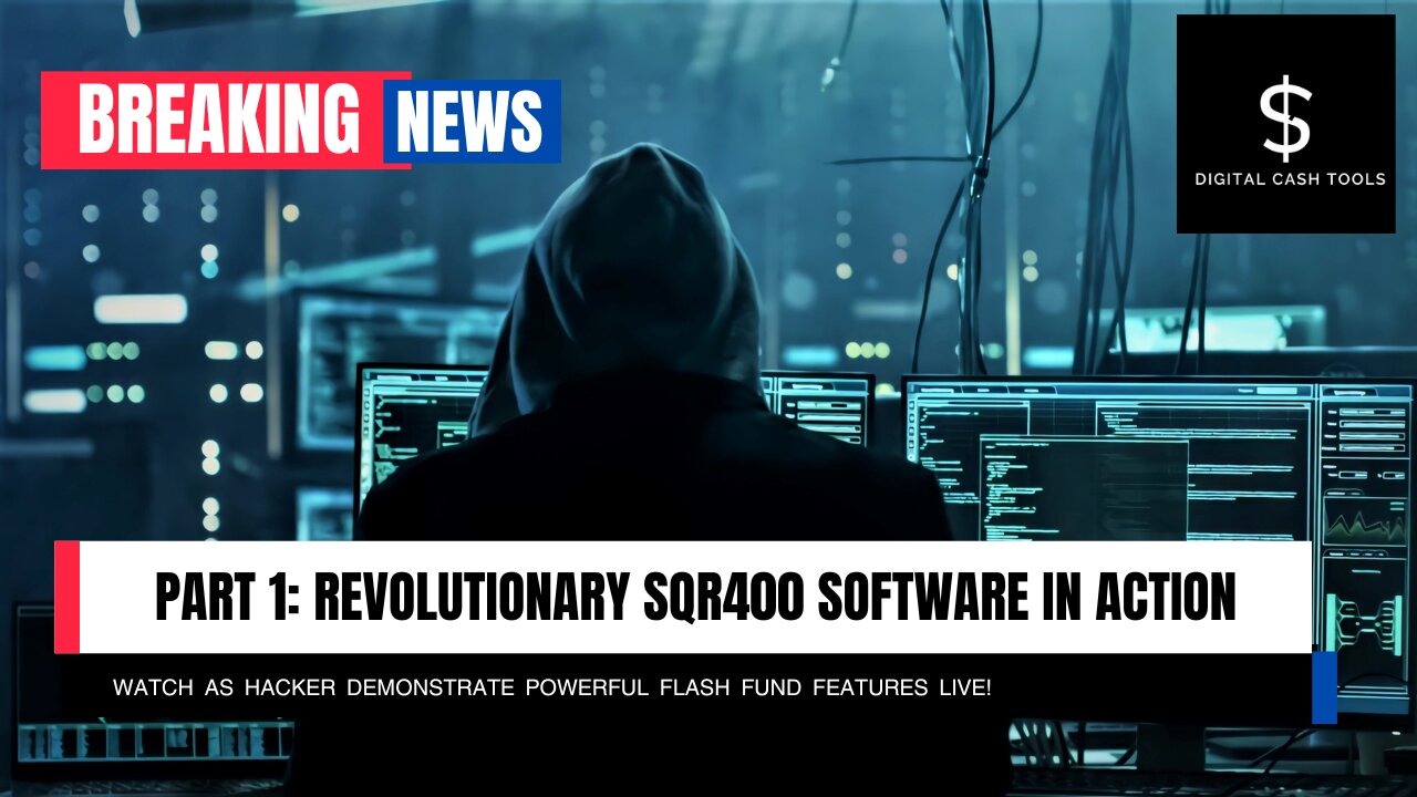 SQR400 Flash Bank Demonstration: Successful Withdrawal Tutorial (Part 1)