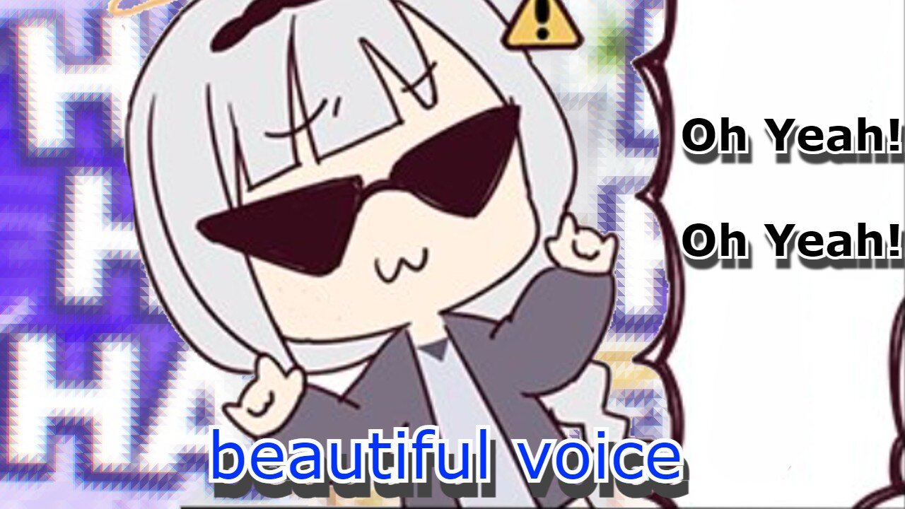 vtuber shirayuri lily - beautiful voice oh yeah oh yeah