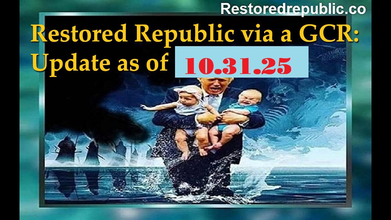 Restored Republic via a GCR: Update as of October 31, 2025