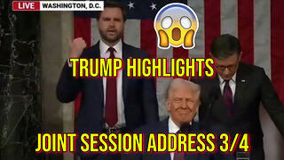 My Highlights of Trump's Joint Session Address - Al Green Idiocy, As Predicted!