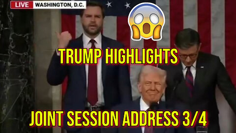 My Highlights of Trump's Joint Session Address - Al Green Idiocy, As Predicted!