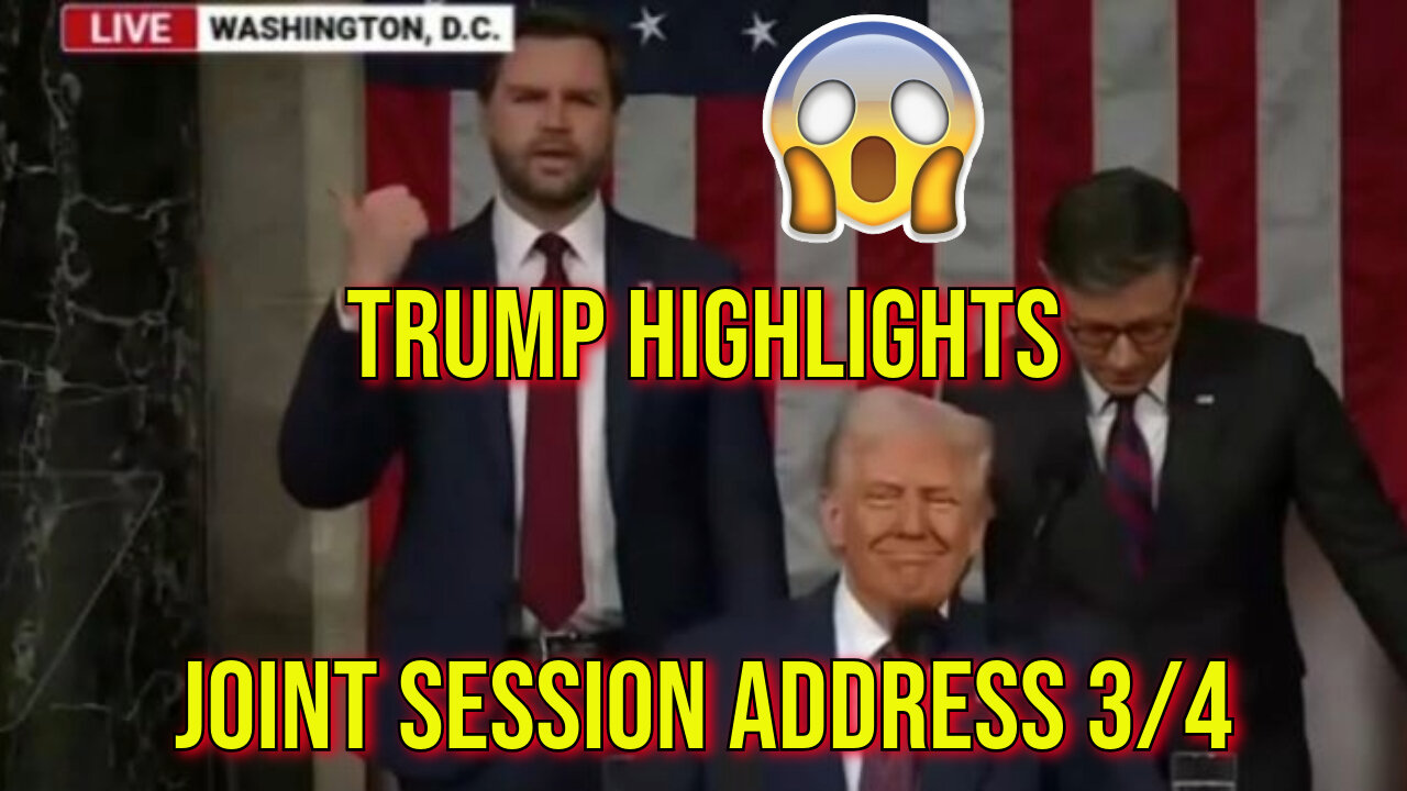 My Highlights of Trump's Joint Session Address - Al Green Idiocy, As Predicted!