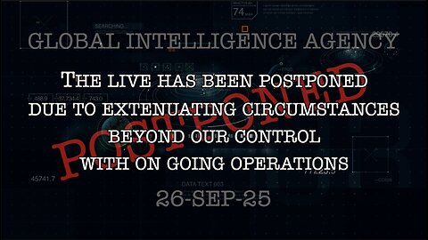 26–SEP-25 GLOBAL INTELLIGENCE AGENCY REPORT LIVE!