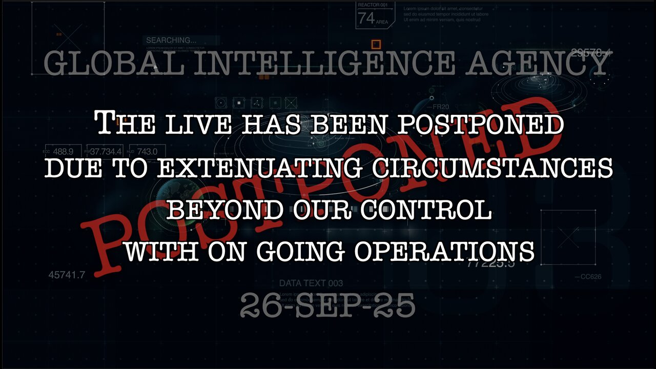 26–SEP-25 GLOBAL INTELLIGENCE AGENCY REPORT LIVE!