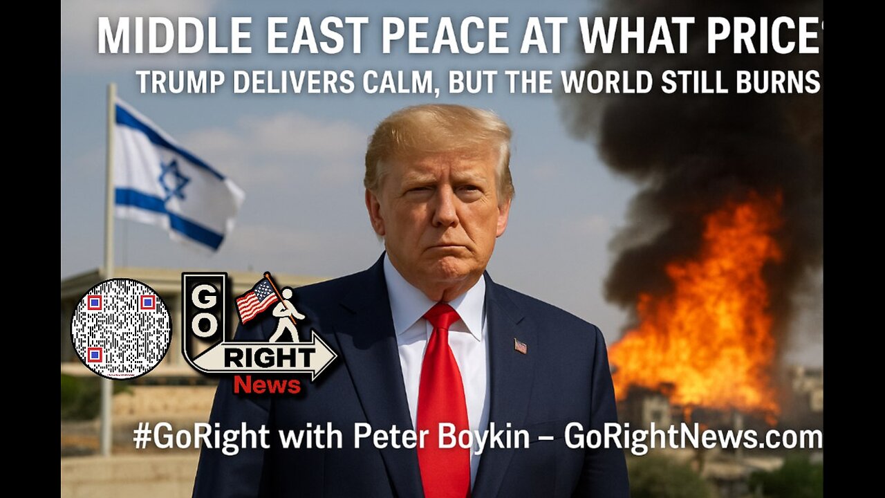 Middle East Peace at What Price? Trump Delivers Calm, But the World Still Burns
