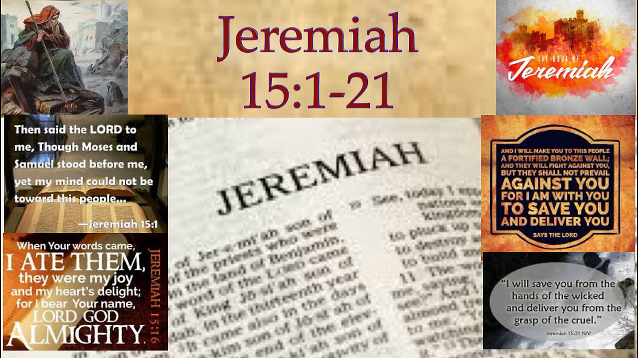 Jeremiah 15:1-21