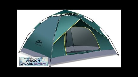 1/2/3/4 Person Camping Tent Instant Easy Pop Up Tents for CampingAutomatic Waterproof Review