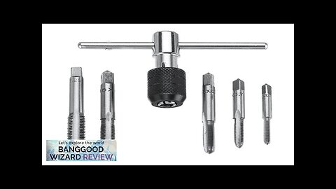 6pcs M3-M8 Tap Drill Set T Handle Ratchet Tap Wrench Machinist Tool Review