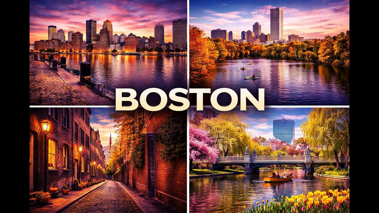 This City Shines With History — Boston 4K ✨🏙️