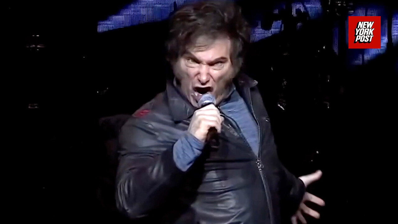 Argentine President Javier Milei takes stage for rock concert