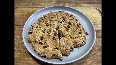 (Gluten-free) Cranberry Orange Scone