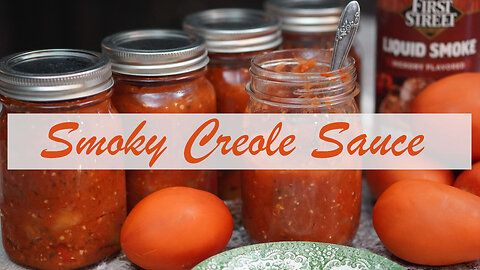 Smoky Creole Sauce Canning Recipe