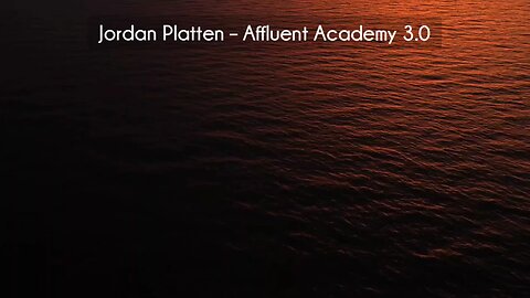 (courseslibrary.com)Jordan Platten – Affluent Academy 3.0 Course download