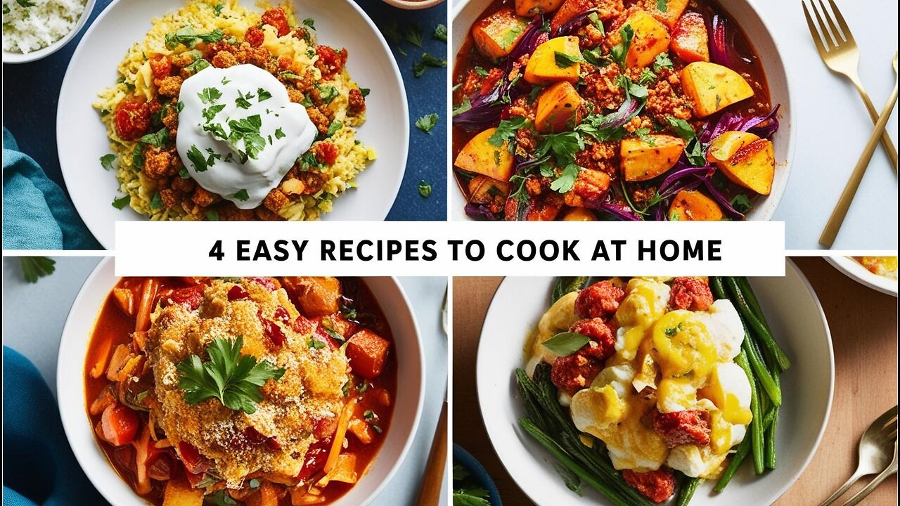 4 Easy Meals To Start Cooking