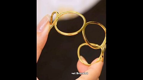 Gold plated bangle