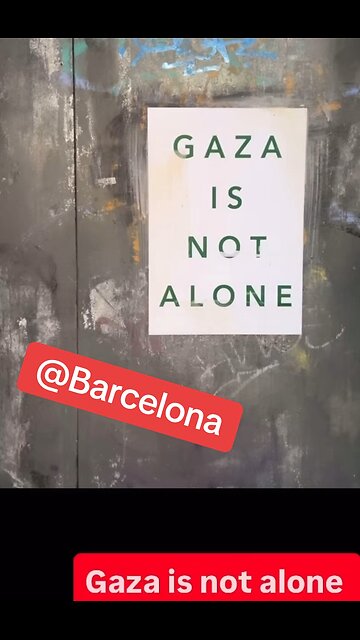 Barcelona stands with Gaza #gaza #barcelona #spain #Catalonia #trending #viral #america #usa #fyp