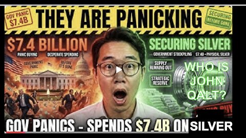 JOHN QALT W/ ASIAN GUY- THEY ARE PANICKING: U.S. Gov Spends $7.4B 2 Secure Silver Before It's Gone.