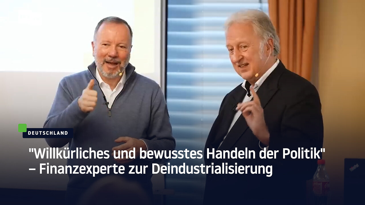 "Willkürliches und bewusstes Handeln der Politik" – Finanzexperte zur Deindustrialisierung