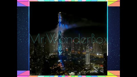 Happy New Year 2025 ! Lighting show in burj khalifa