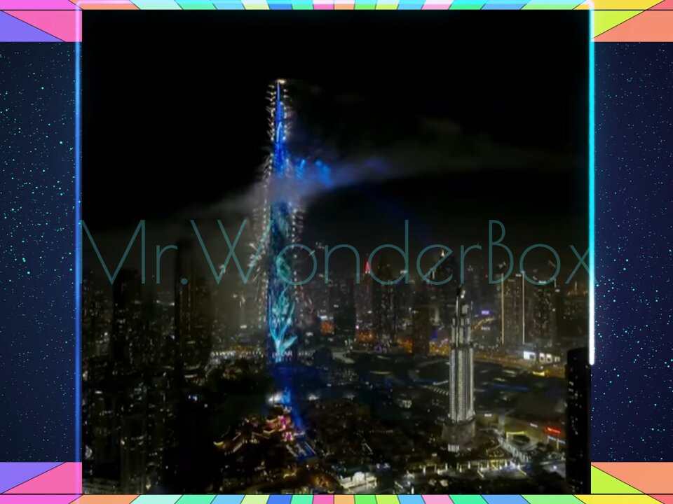 Happy New Year 2025 ! Lighting show in burj khalifa