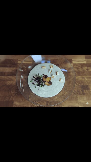 The Silkest Mushroom Cream Soup You'll Ever Taste 🍄🥣 #shorts #asmr