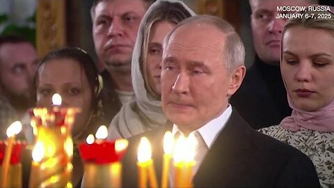 Putin Attends Orthodox Christmas Service in Moscow | PSN Experiment