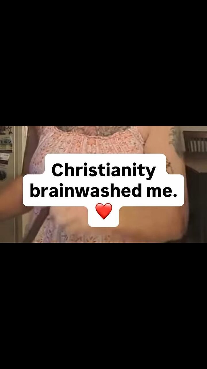 🙌🏻✝️🙌🏻 CHRISTIANITY BRAINWASHED HER