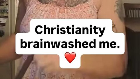 🙌🏻✝️🙌🏻 CHRISTIANITY BRAINWASHED HER