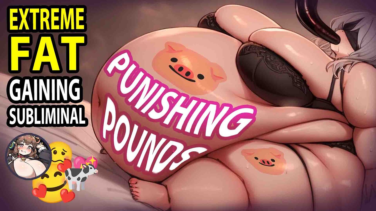 🐷😈PUNISHING POUNDS😈🐷 My Strongest Fattening/Belly Expansion Subliminal (so far...) with music 🎶💖🐄