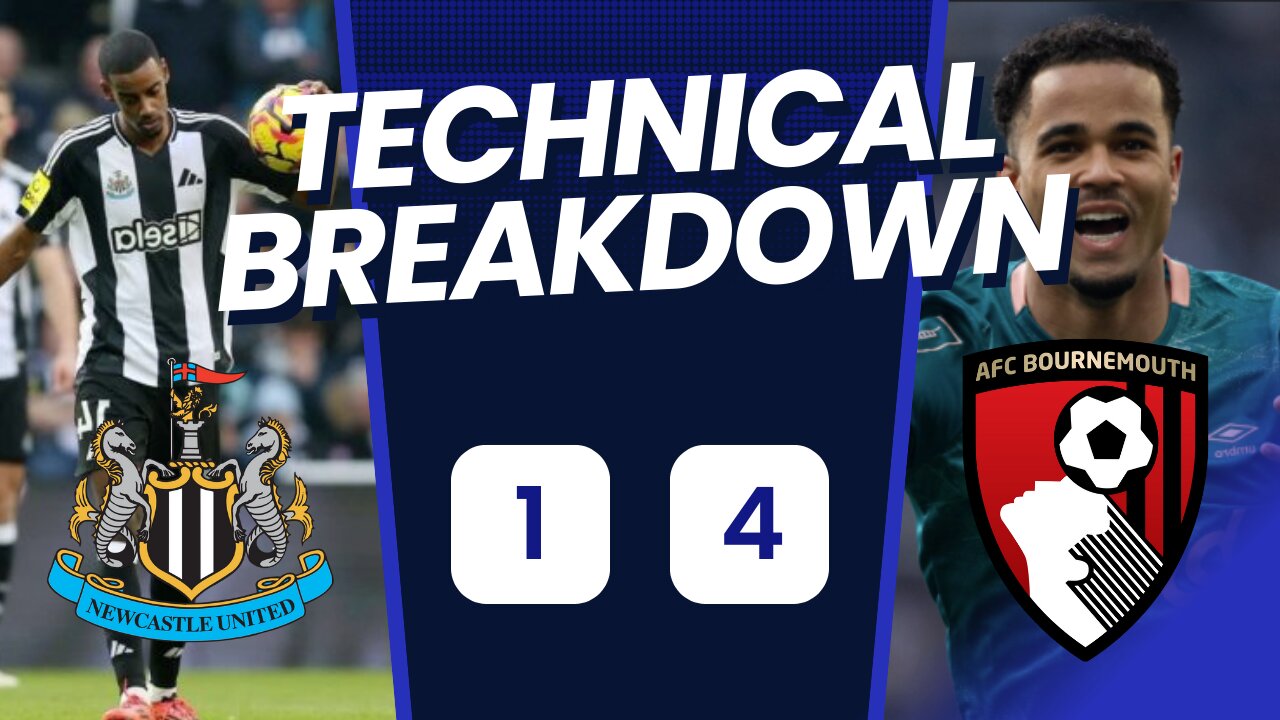 Kluivert's Hat-Trick Shocks Newcastle! Bournemouth Dominates 4-1 | Premier League Highlights