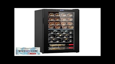 VEVOR 32-Bottle Wine Cooler Dual Zone Freestanding Refrigerator with LED Light Review