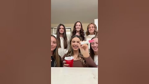 Girls night pregnancy roulette 🫢