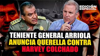 FEB 20 - Óscar Arriola anuncia querella contra Harvey Colchado por cuestionar ascenso de generales