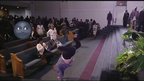 Flipping in church during a praise break 🤸‍♀️