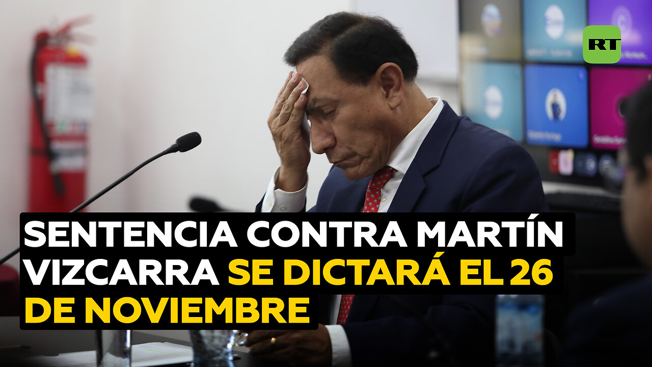 Justicia peruana dictará sentencia contra Martín Vizcarra el próximo 26 de noviembre