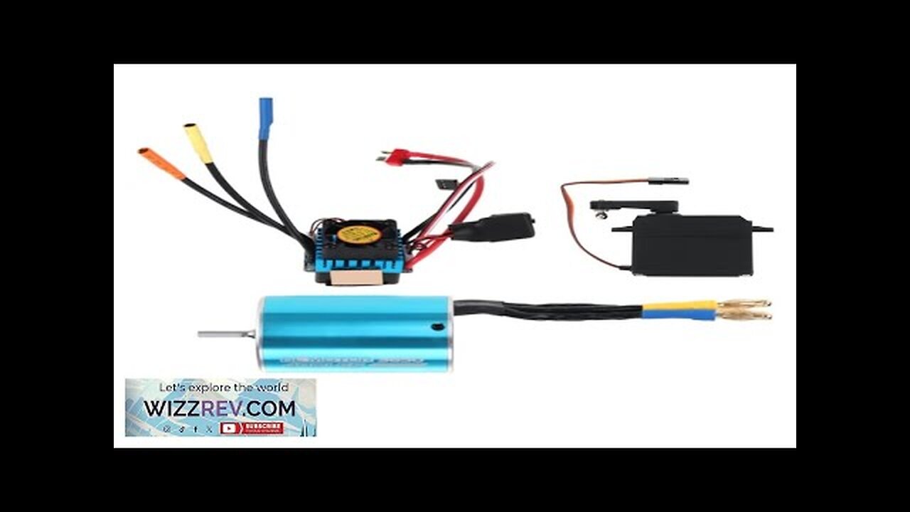 Wltoys 104002 RC Car Spare 3650 4500KV Brushless Motor 45A ESC 6KG Review